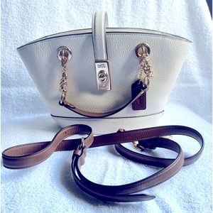 Coach Lane Bucket Bag in color block - rarely used